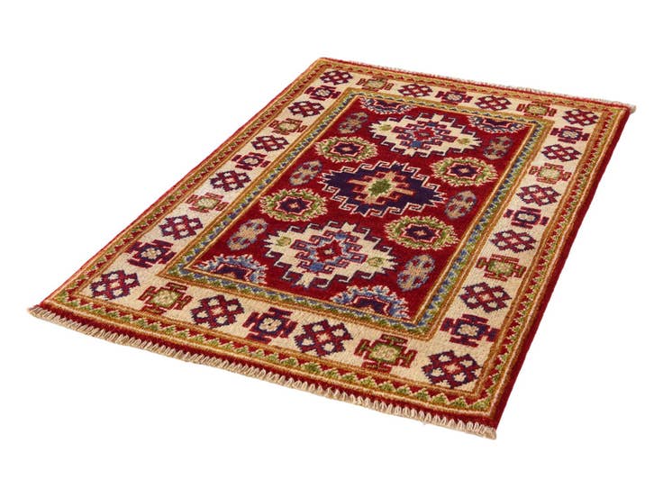 Detail image of 2' x 3' 1 Hand Knotted Kazak Rug