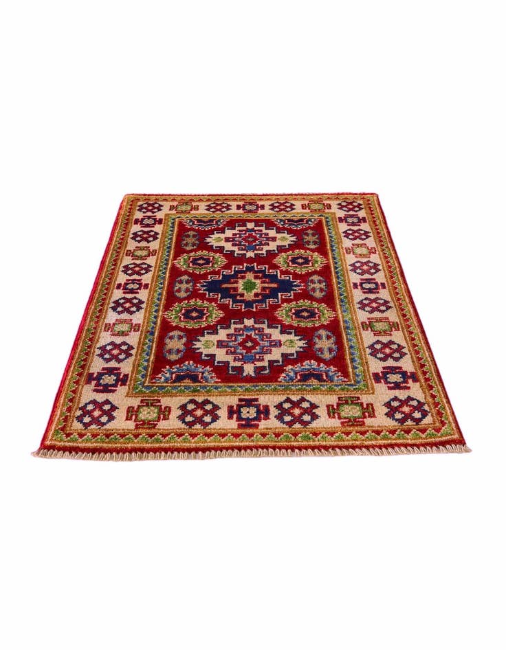 Detail image of 2' x 3' 1 Hand Knotted Kazak Rug