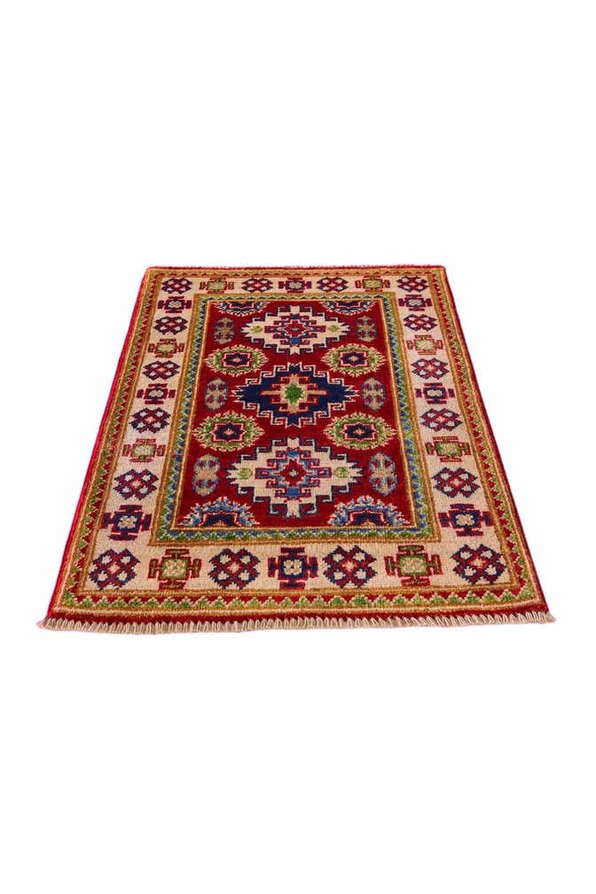 2' x 3' 1 Hand Knotted Kazak Rug