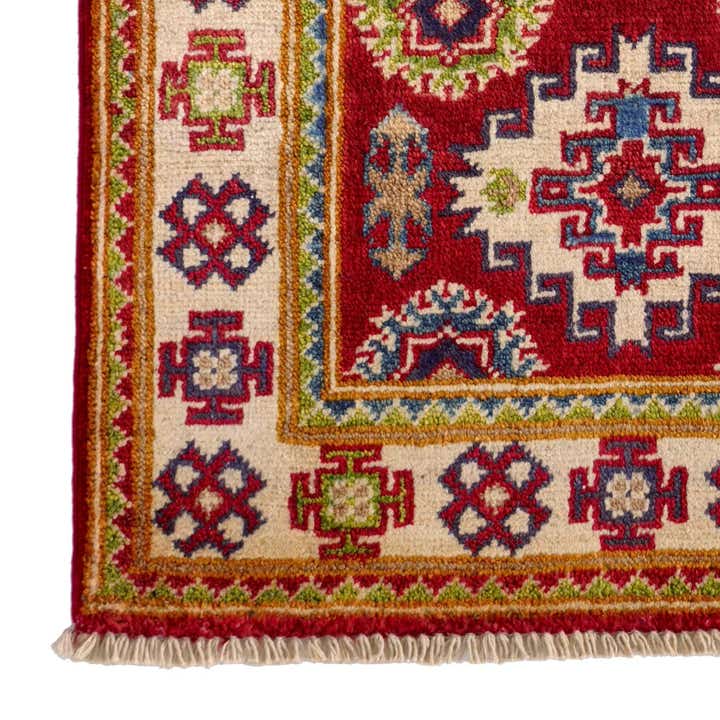 2' x 3' 1 Hand Knotted Kazak Rug