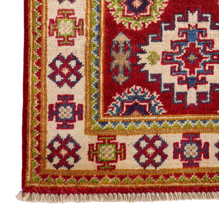Detail image of 2' x 3' 1 Hand Knotted Kazak Rug
