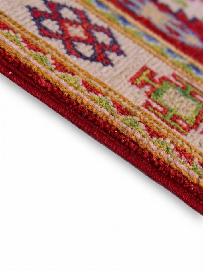 Detail image of 2' x 3' 1 Hand Knotted Kazak Rug