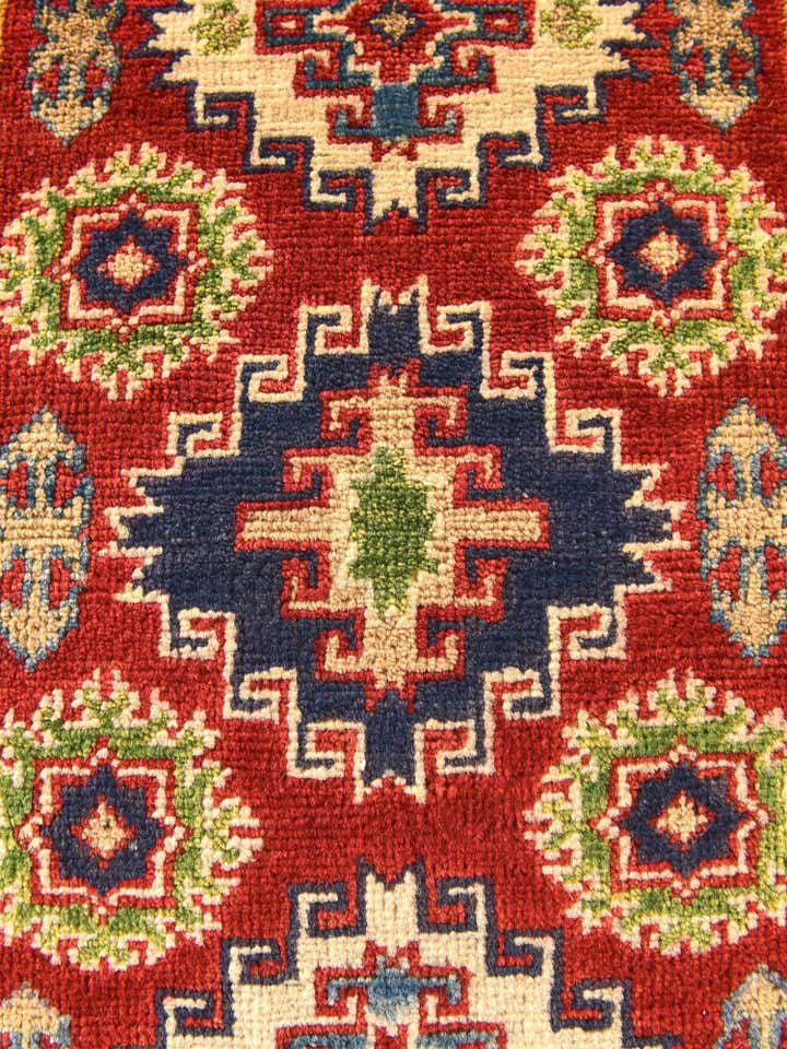 2' x 3' 1 Hand Knotted Kazak Rug