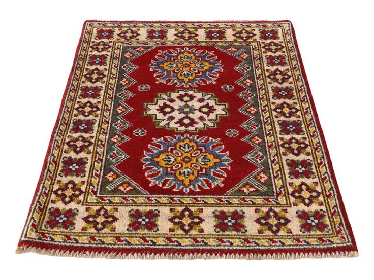 Detail image of 2' 1 x 3' 1 Hand Knotted Kazak Rug