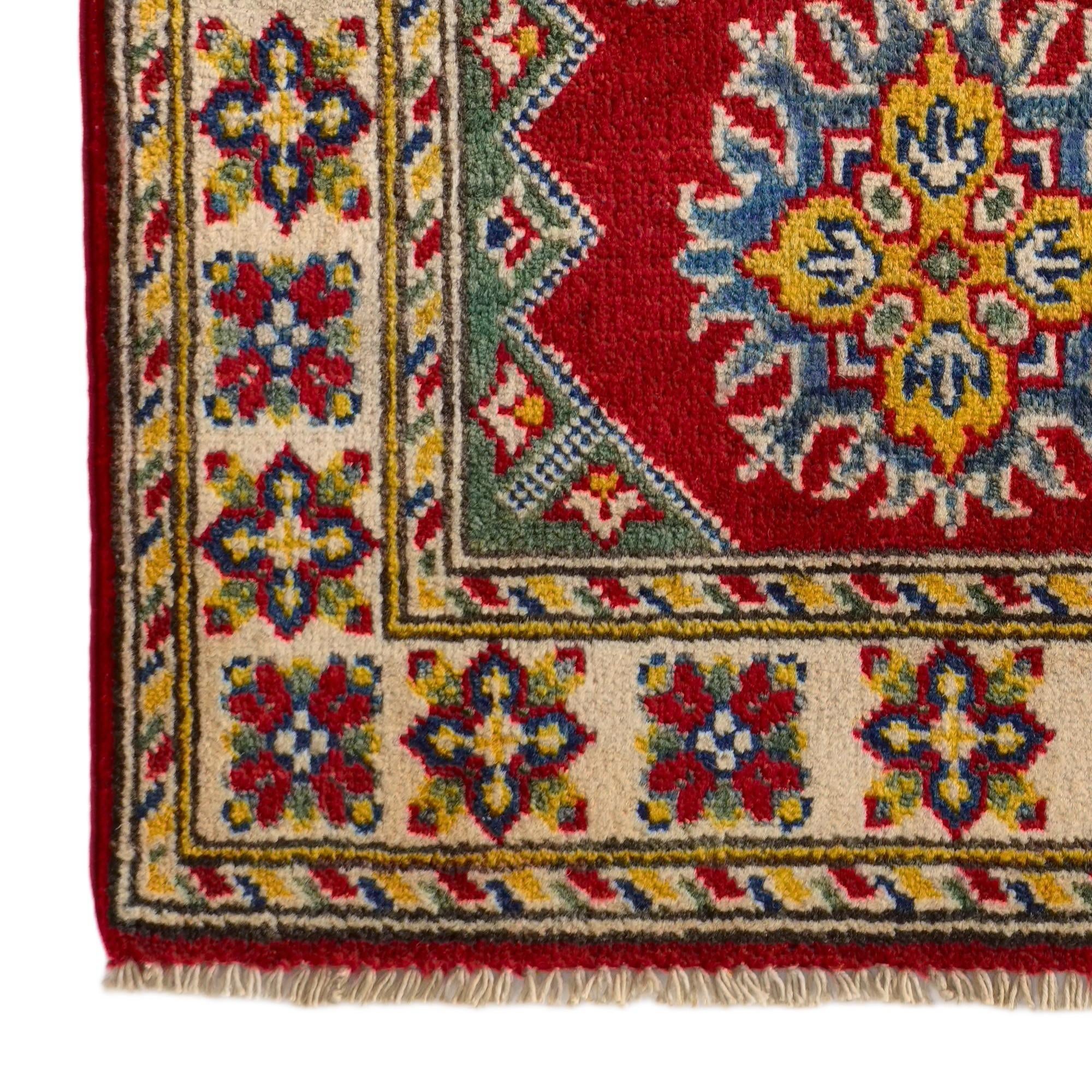 2' 1 x 3' 1 Hand Knotted Kazak Rug