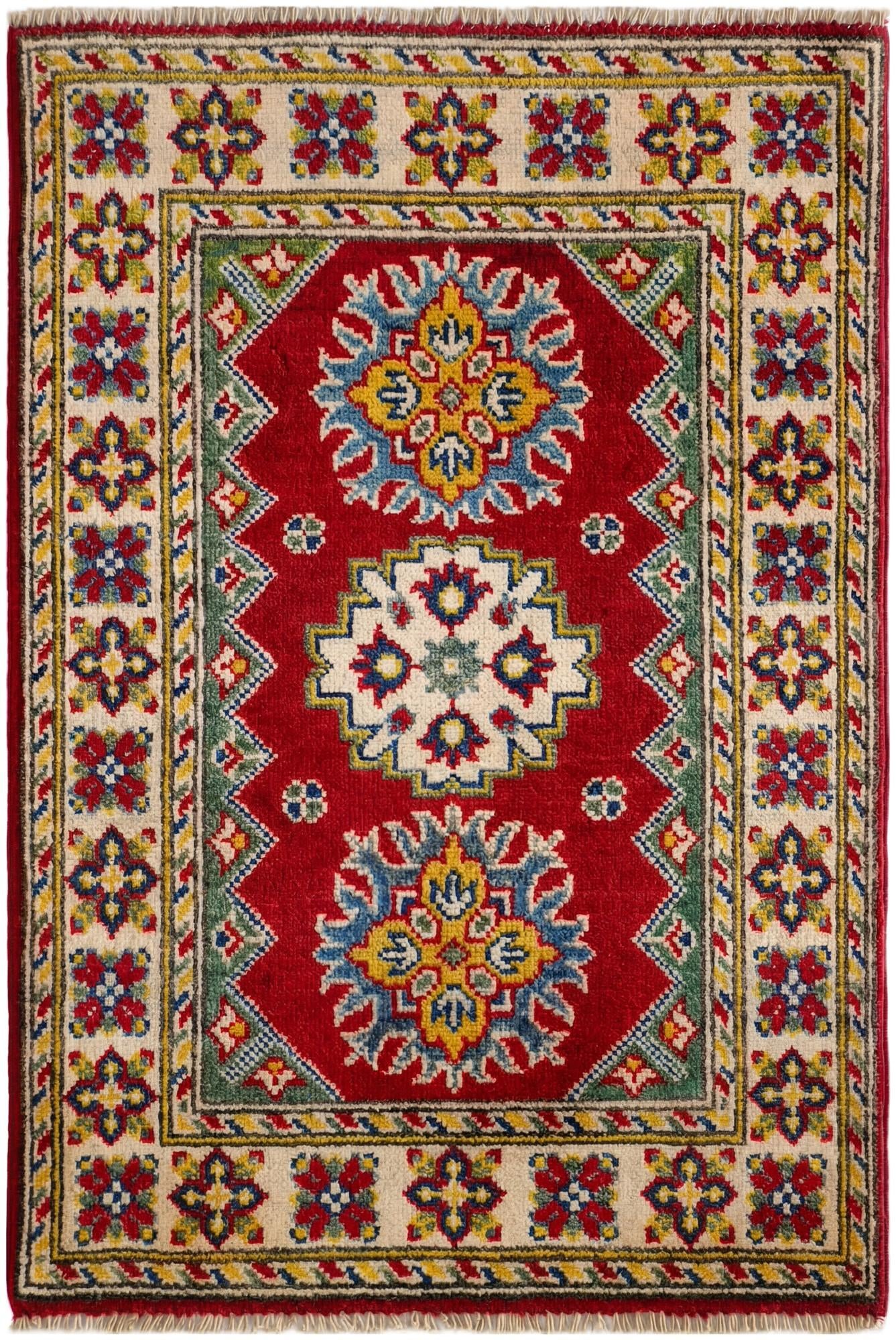 2' 1 x 3' 1 Hand Knotted Kazak Rug
