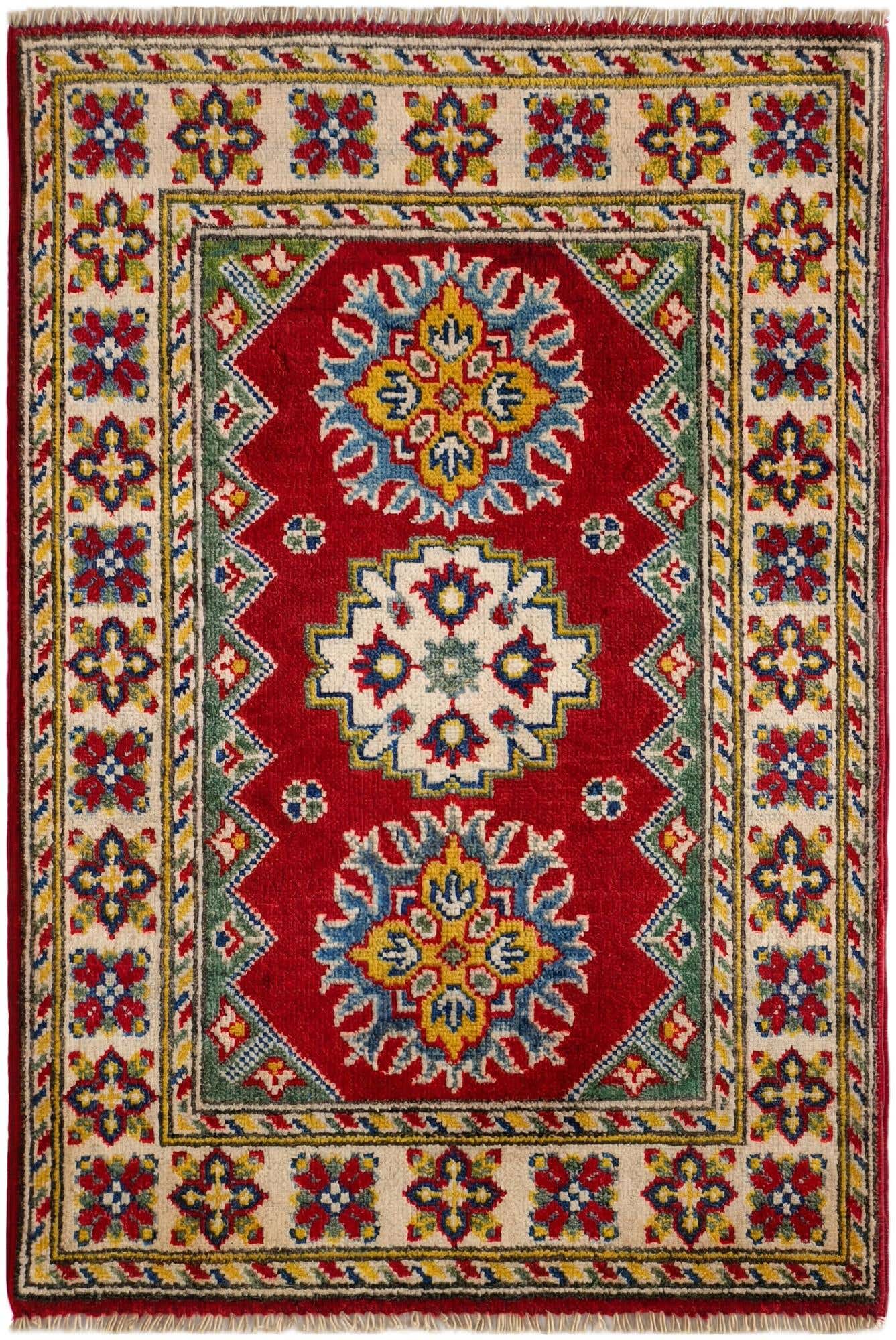 2' 1 x 3' 1 Hand Knotted Kazak Rug