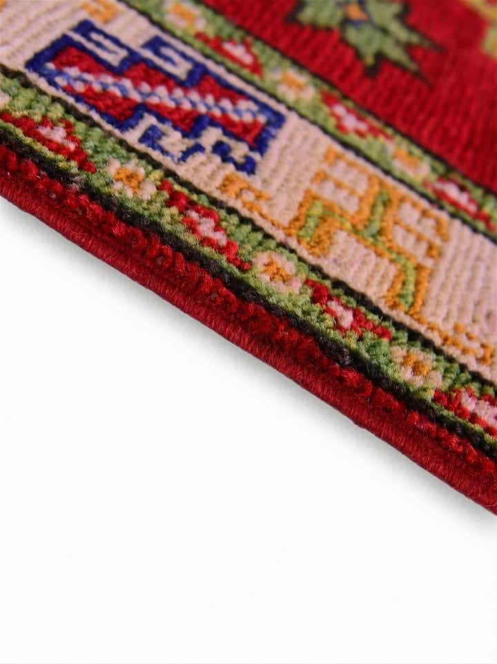 1' 11 x 3' Hand Knotted Kazak Rug