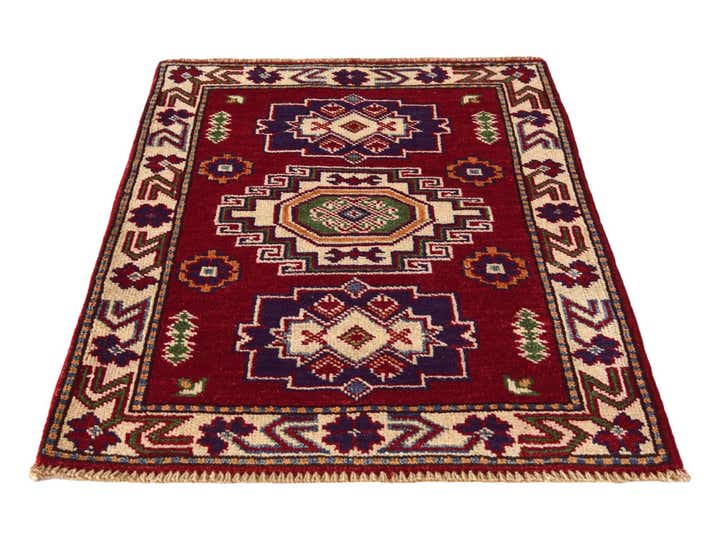 2' 1 x 2' 11 Hand Knotted Kazak Rug