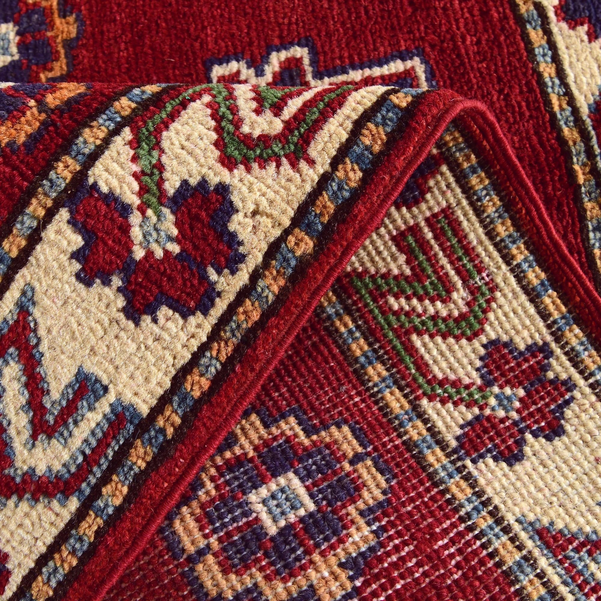 2' 1 x 2' 11 Hand Knotted Kazak Rug