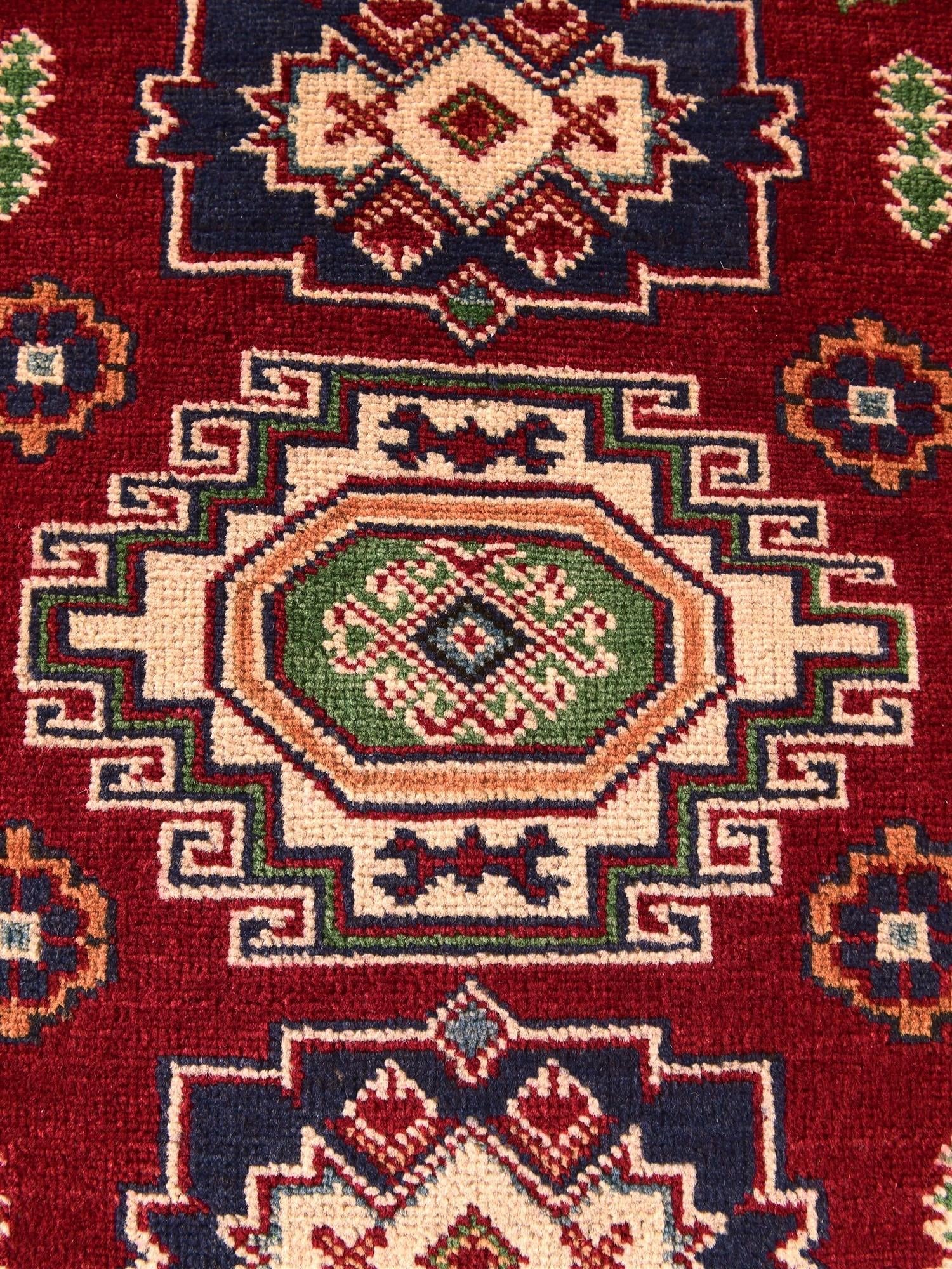 2' 1 x 2' 11 Hand Knotted Kazak Rug