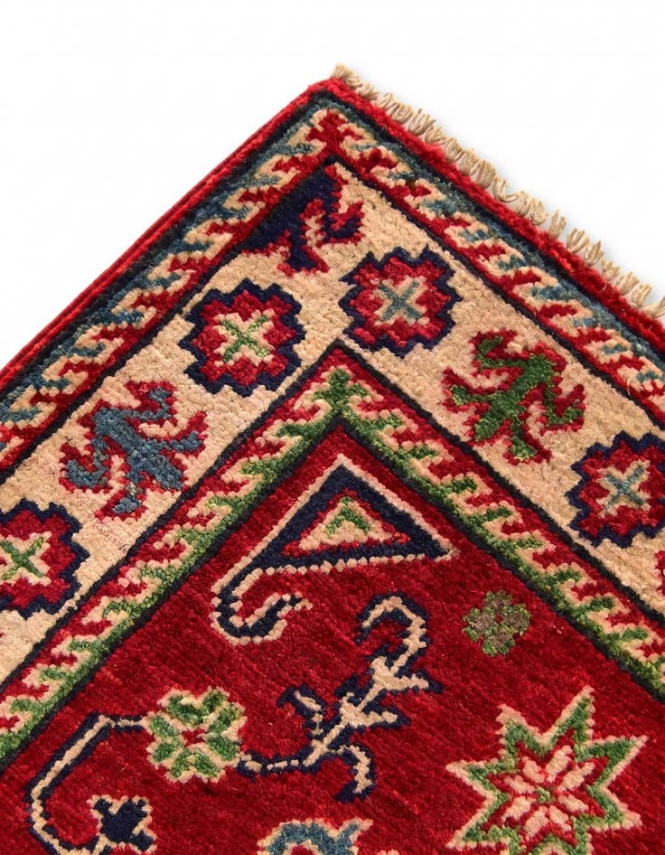 Detail image of 2' 1 x 3' 1 Hand Knotted Kazak Rug