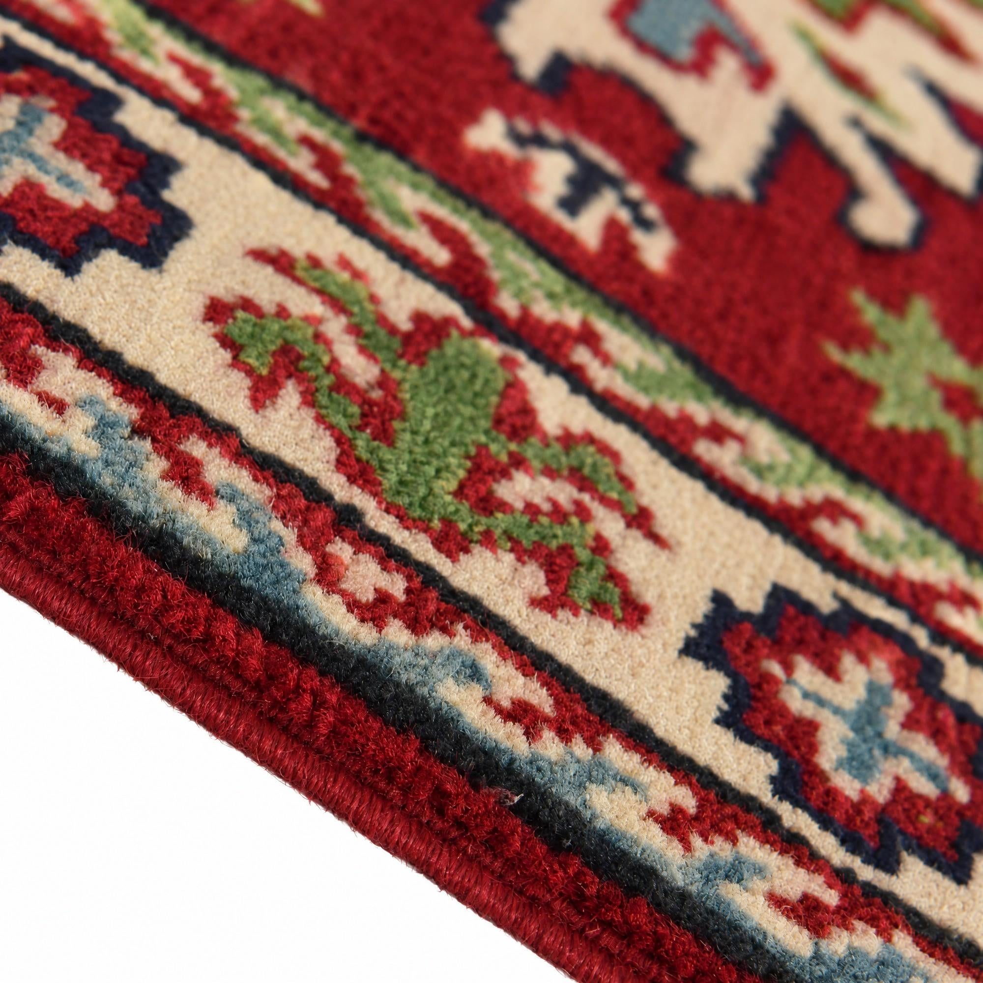 65cm x 95cm Hand Knotted Kazak Rug