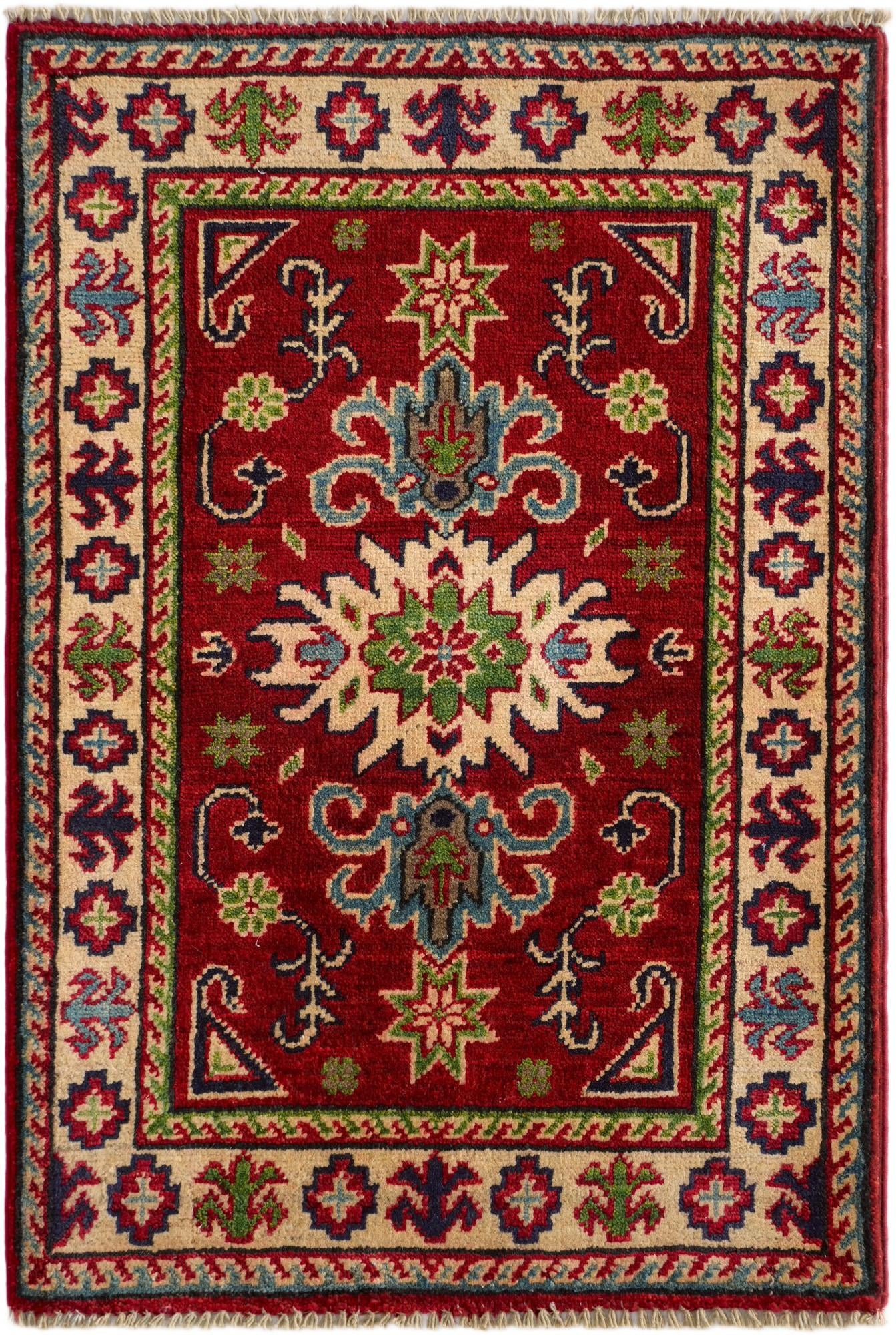 2' 1 x 3' 1 Hand Knotted Kazak Rug