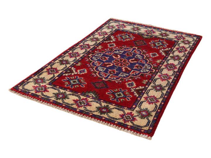 2' x 3' Hand Knotted Kazak Rug