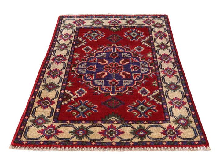 2' x 3' Hand Knotted Kazak Rug