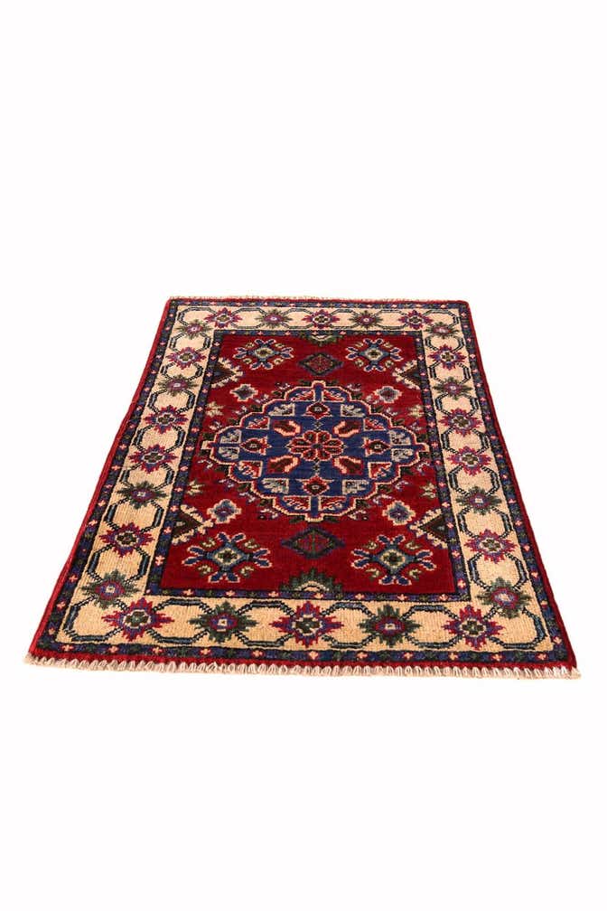2' x 3' Hand Knotted Kazak Rug