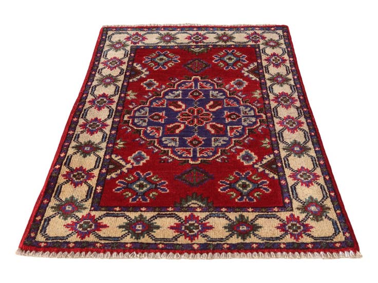 Detail image of 2' x 3' Hand Knotted Kazak Rug
