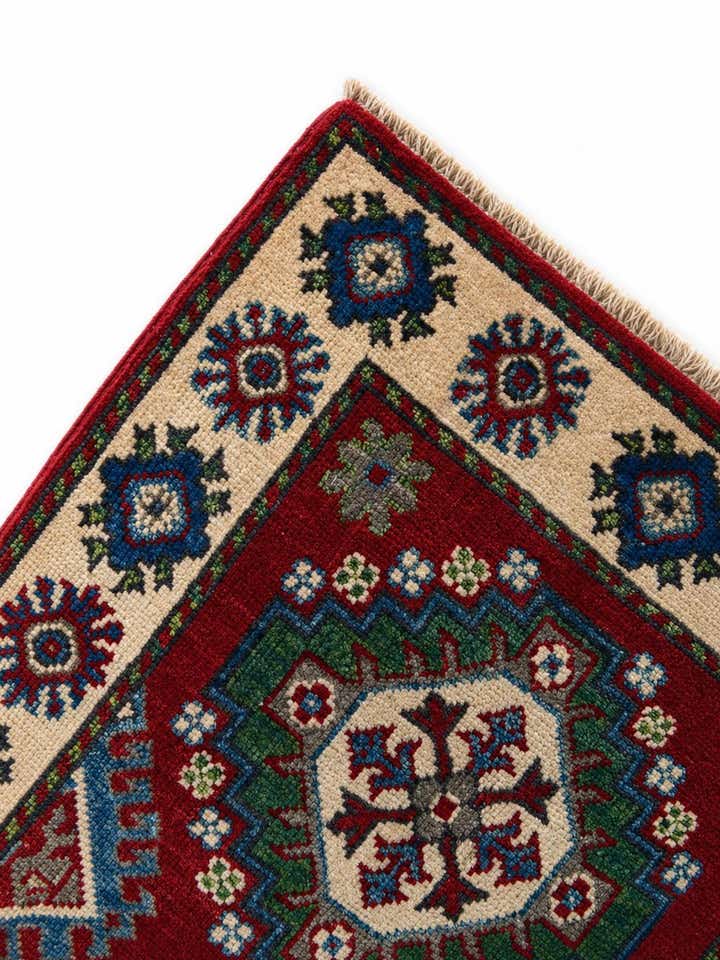 2' x 3' 1 Hand Knotted Kazak Rug
