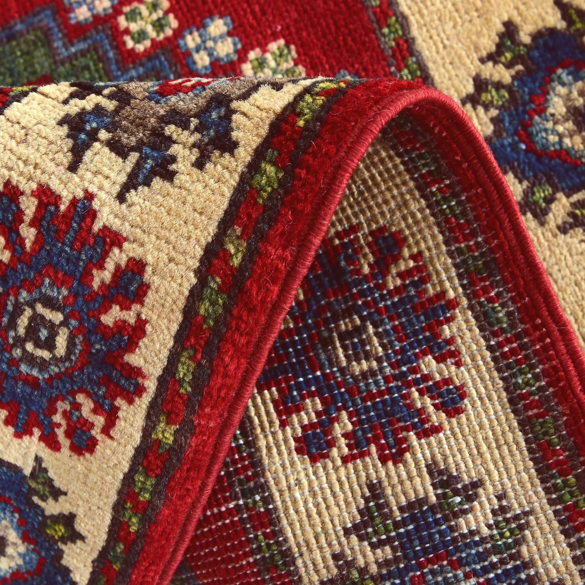 2' x 3' 1 Hand Knotted Kazak Rug