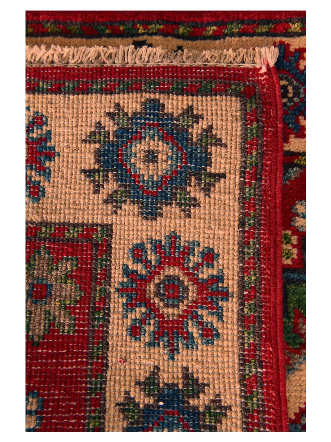 60cm x 95cm Hand Knotted Kazak Rug