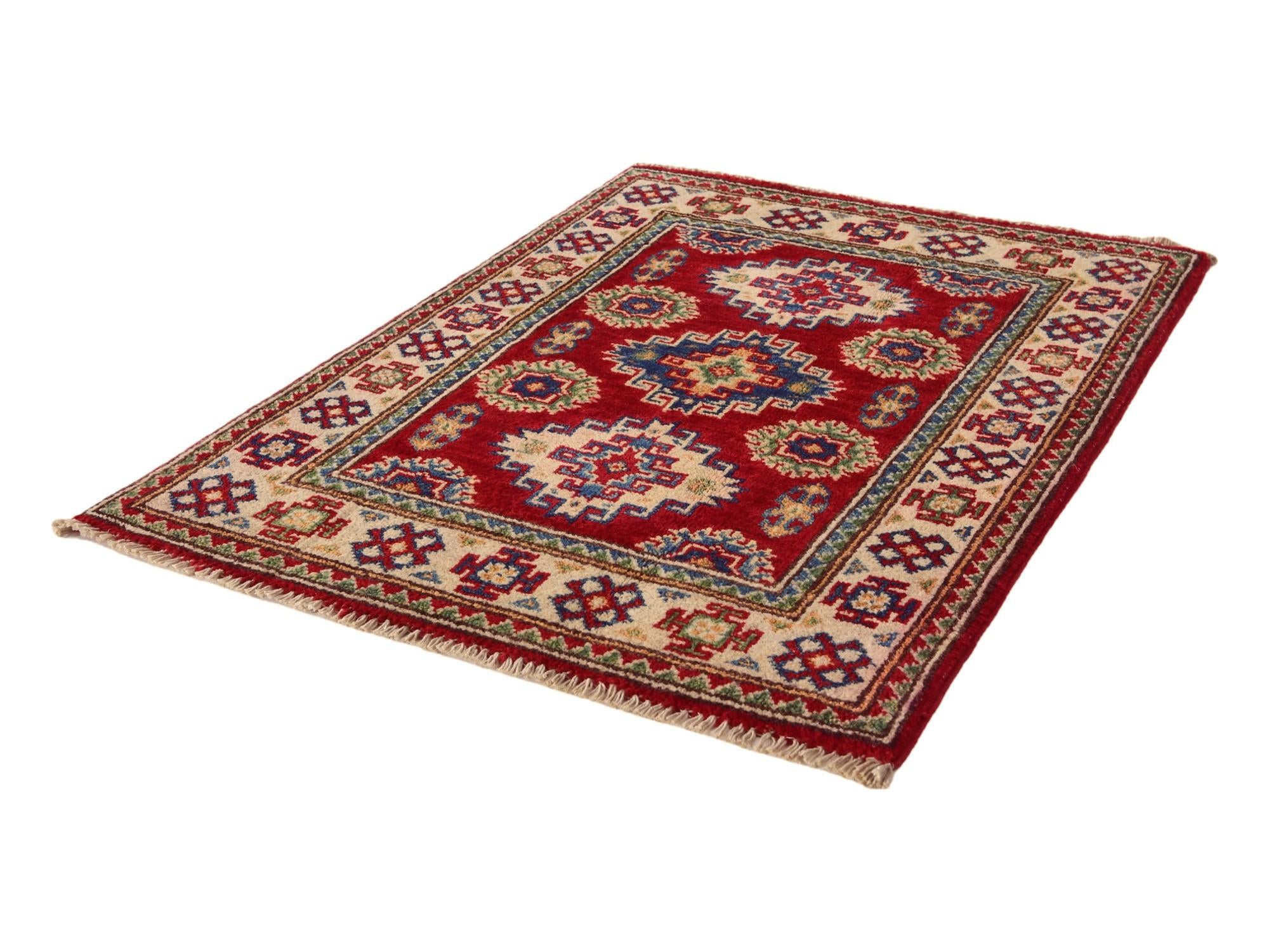 2' 1 x 3' Hand Knotted Kazak Rug