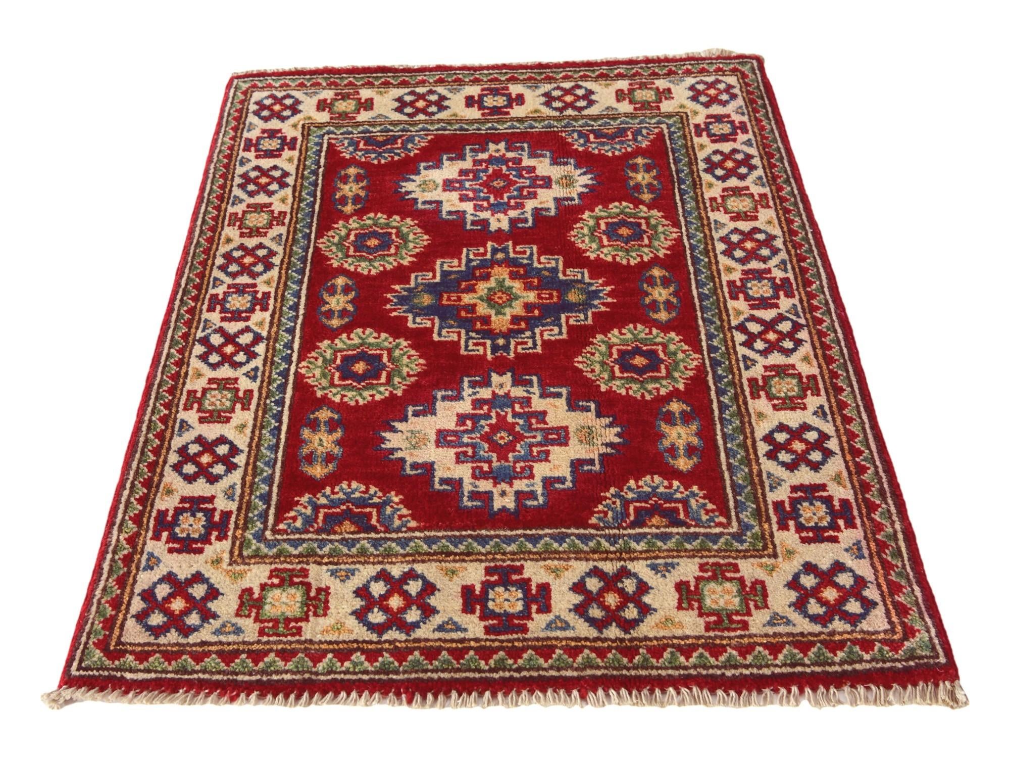 2' 1 x 3' Hand Knotted Kazak Rug