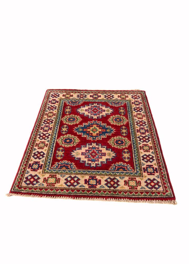 2' 1 x 3' Hand Knotted Kazak Rug