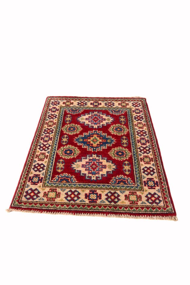 Detail image of 2' 1 x 3' Hand Knotted Kazak Rug