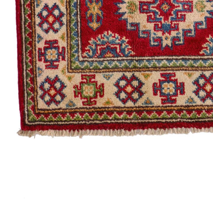 Detail image of 2' 1 x 3' Hand Knotted Kazak Rug