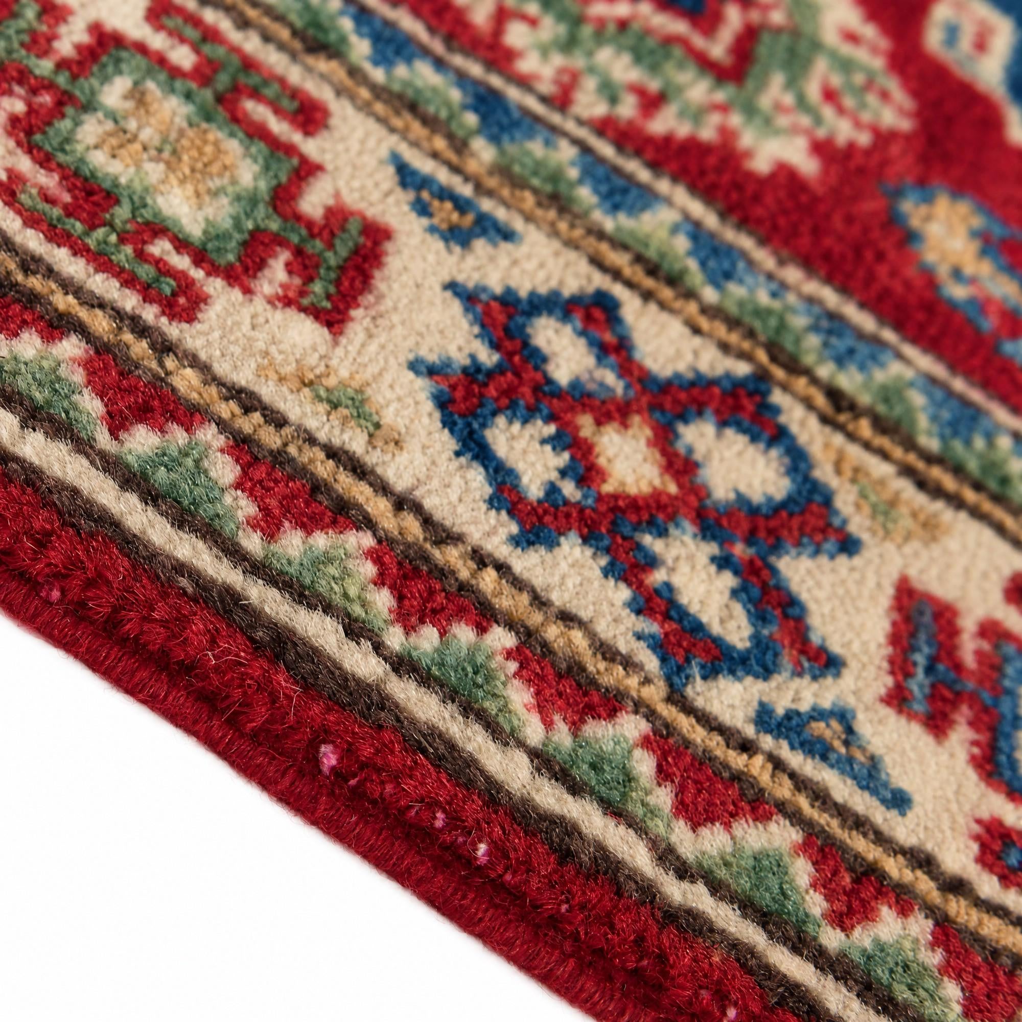 65cm x 90cm Hand Knotted Kazak Rug