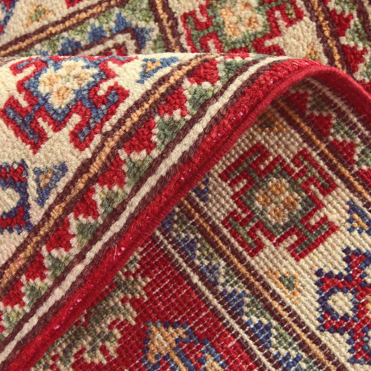 Detail image of 2' 1 x 3' Hand Knotted Kazak Rug