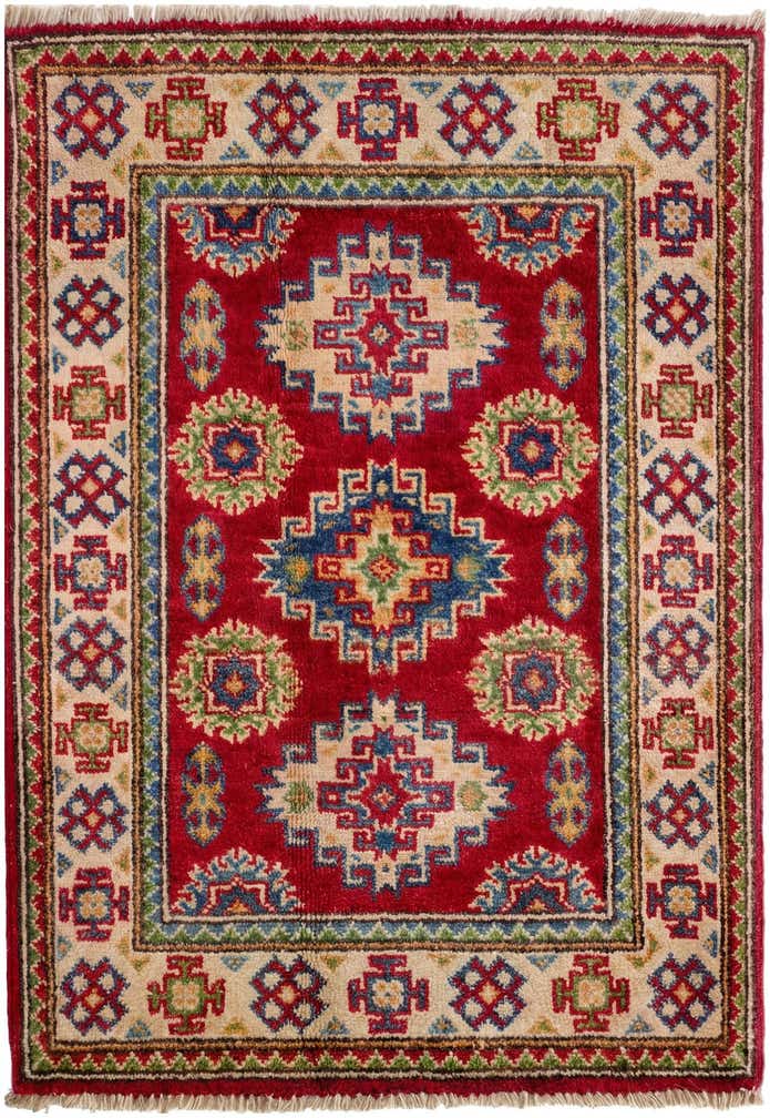 2' 1 x 3' Hand Knotted Kazak Rug