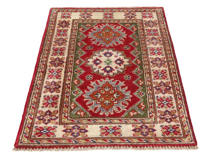2' x 2' 10 Hand Knotted Kazak Rug