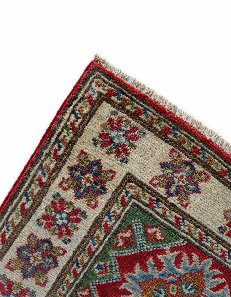 Detail image of 2' x 2' 10 Hand Knotted Kazak Rug