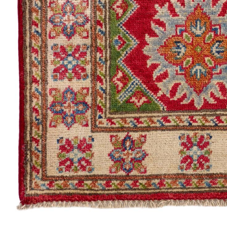 Detail image of 2' x 2' 10 Hand Knotted Kazak Rug