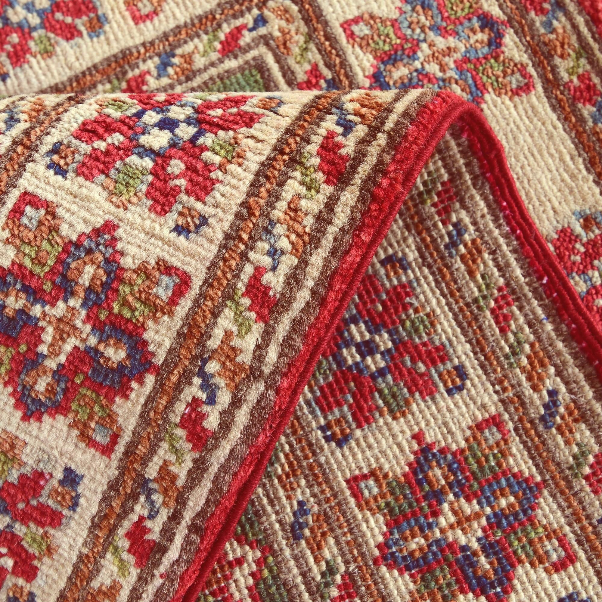 2' x 2' 10 Hand Knotted Kazak Rug