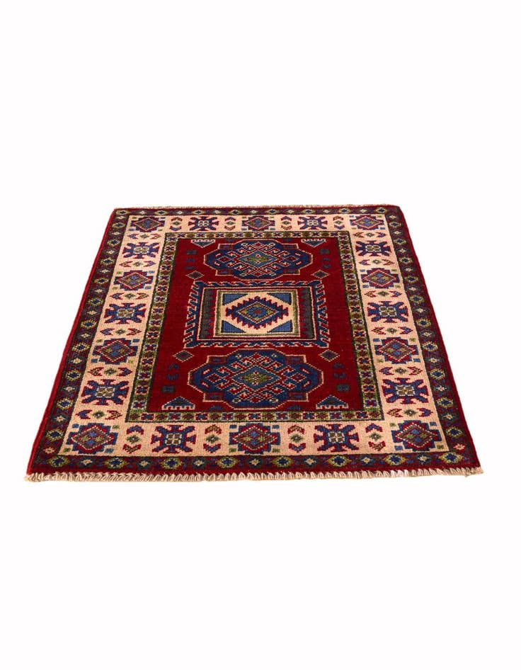 Detail image of 2' 1 x 2' 10 Hand Knotted Kazak Rug
