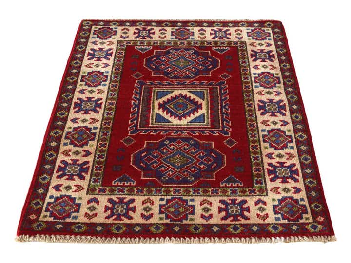 2' 1 x 2' 10 Hand Knotted Kazak Rug