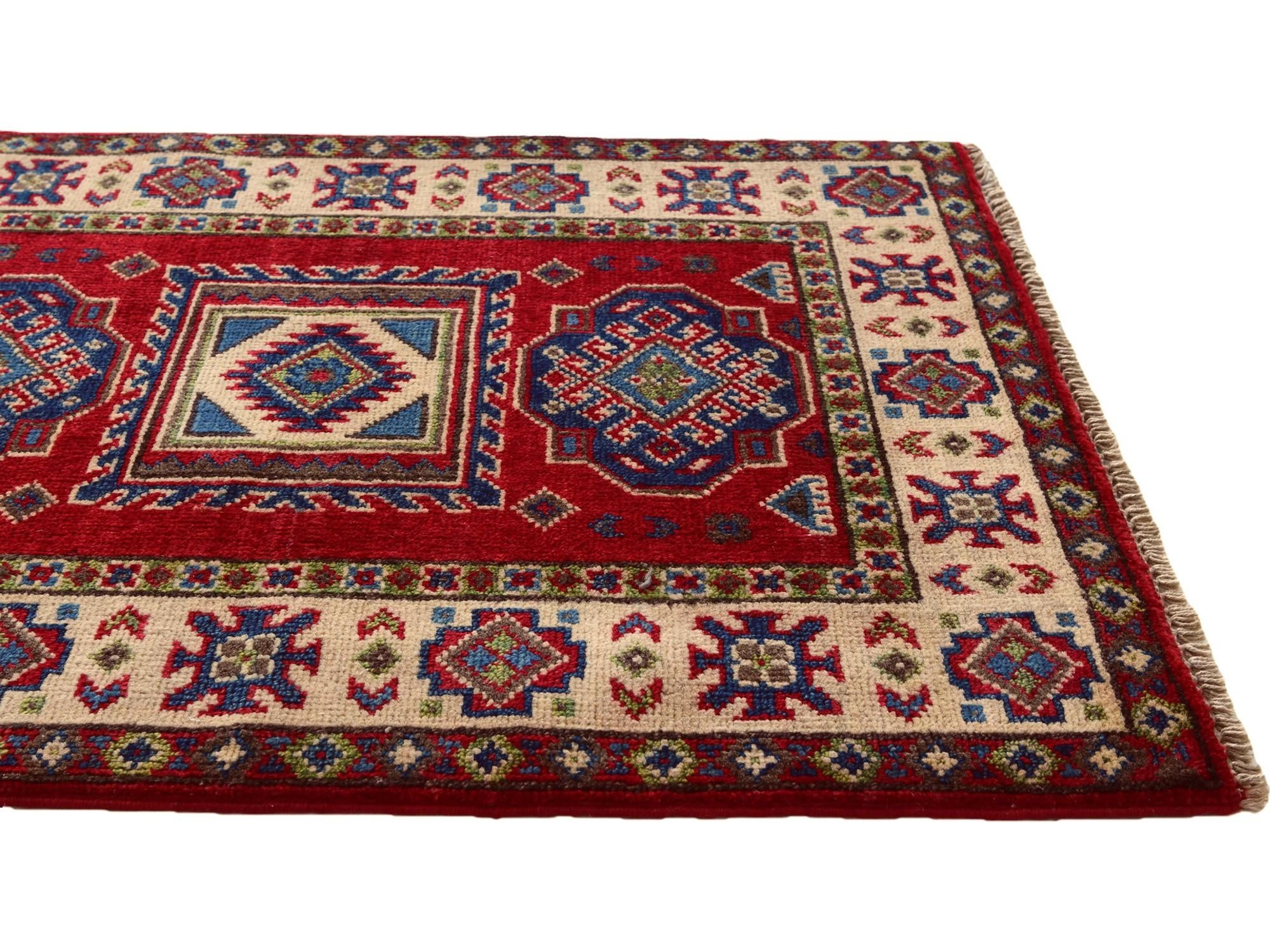 2' 1 x 2' 10 Hand Knotted Kazak Rug