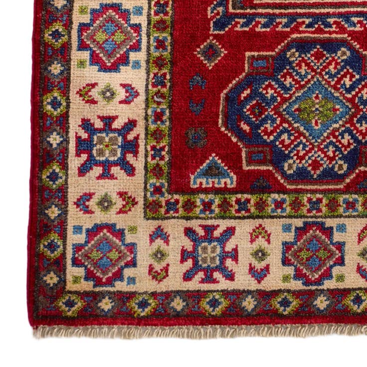 Detail image of 2' 1 x 2' 10 Hand Knotted Kazak Rug