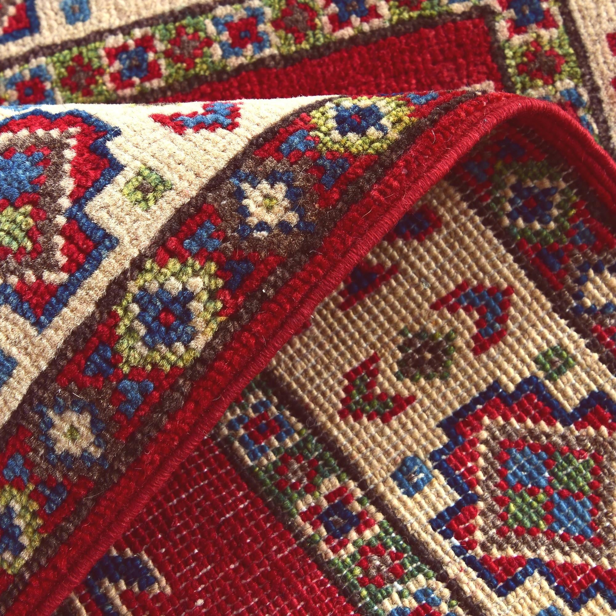 2' 1 x 2' 10 Hand Knotted Kazak Rug