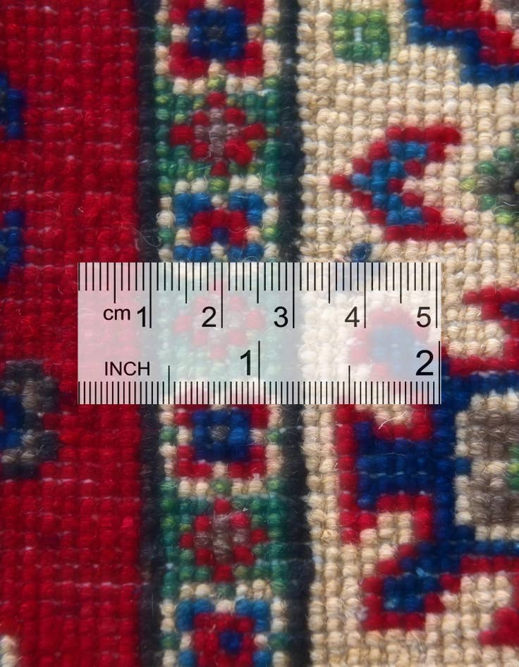 Detail image of 2' 1 x 2' 10 Hand Knotted Kazak Rug