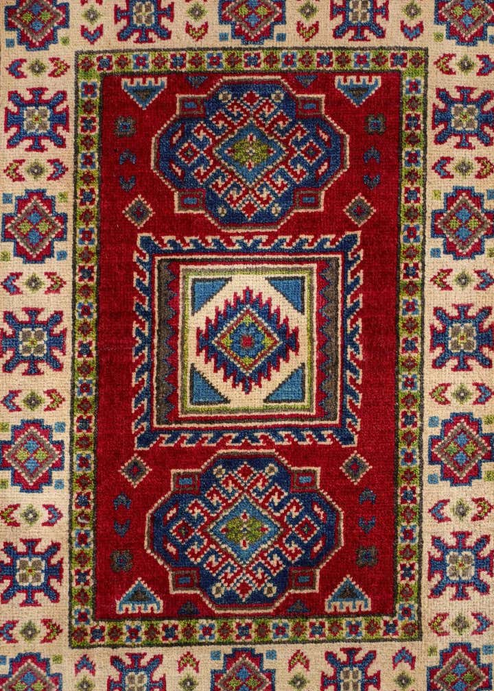 2' 1 x 2' 10 Hand Knotted Kazak Rug