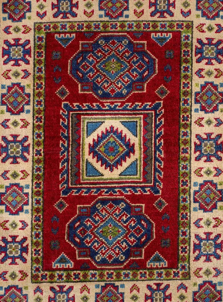 2' 1 x 2' 10 Hand Knotted Kazak Rug
