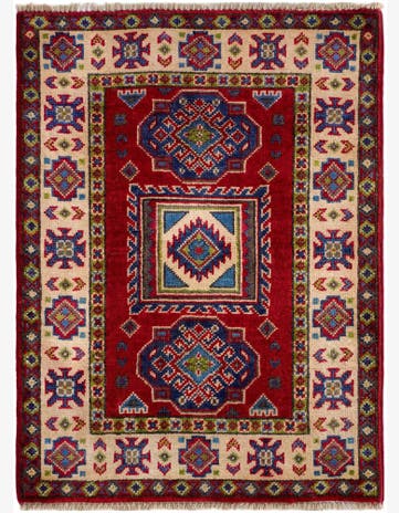 2' 1 x 2' 10 Hand Knotted Kazak Rug