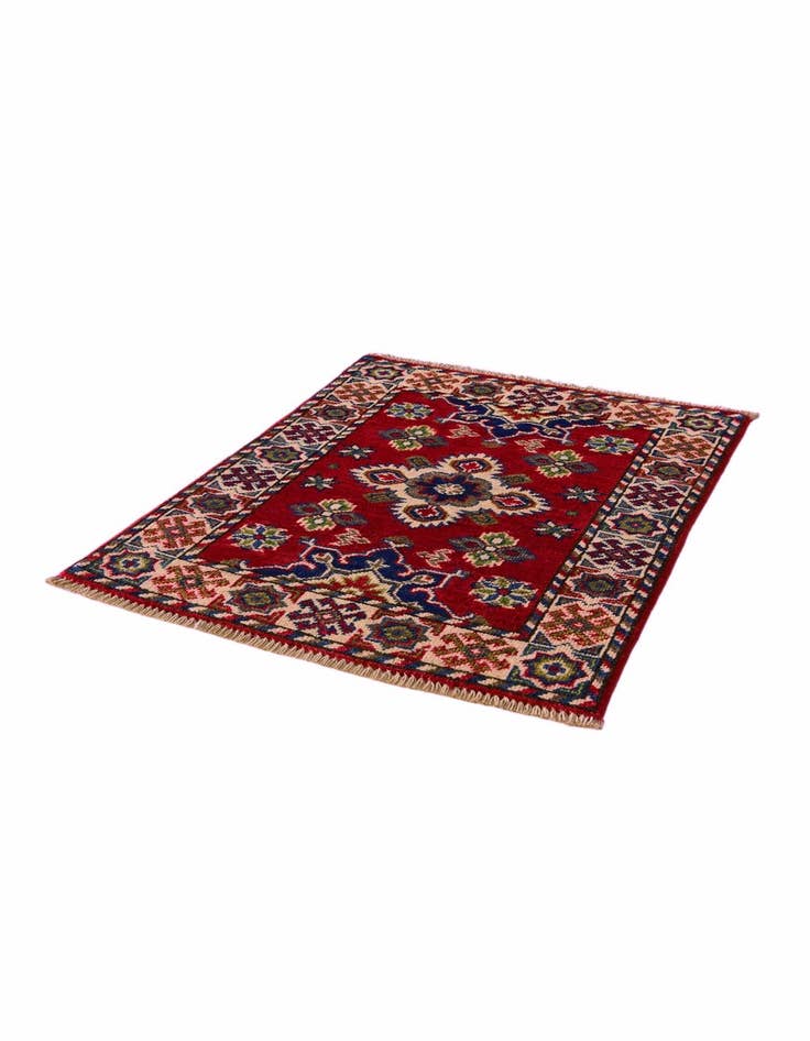 Detail image of 2' x 2' 7 Hand Knotted Kazak Rug