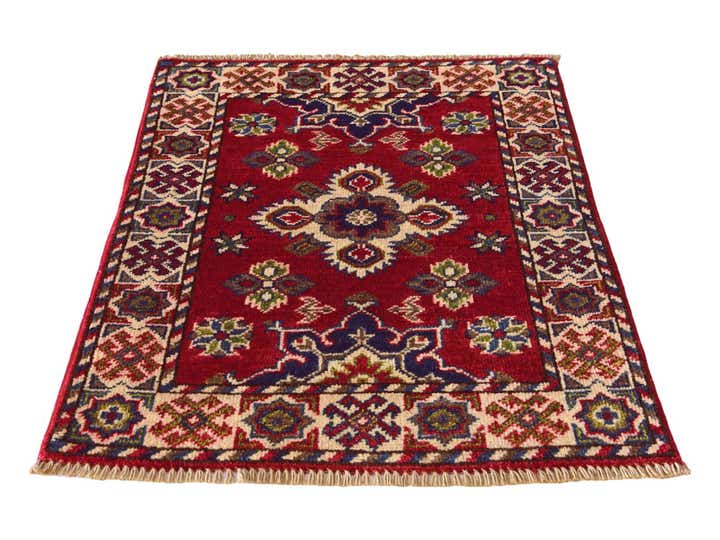 2' x 2' 7 Hand Knotted Kazak Rug