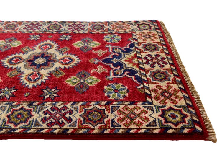 Detail image of 2' x 2' 7 Hand Knotted Kazak Rug