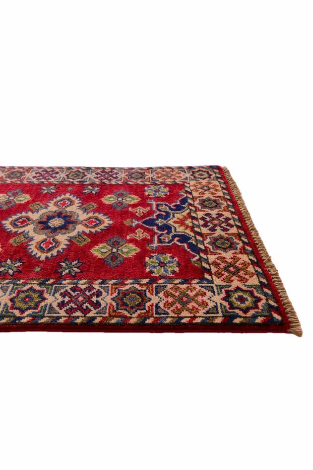 Detail image of 2' x 2' 7 Hand Knotted Kazak Rug
